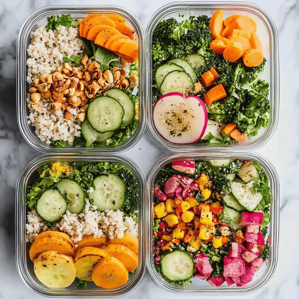 Healthy Make Ahead Work Lunch Ideas: Box Lunch Buddha Bowls