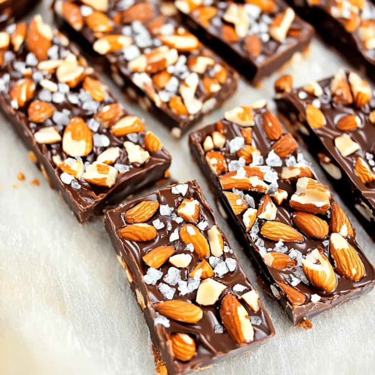 Dark Chocolate Sea Salt Nut Bars