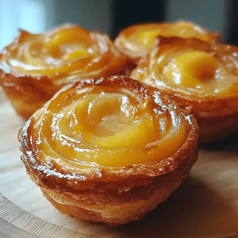 Irresistible Peach Pie Cruffins Recipe