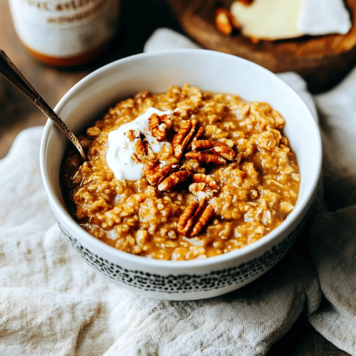 Delicious Slow Cooker Pumpkin Pie Oatmeal for Cozy Mornings