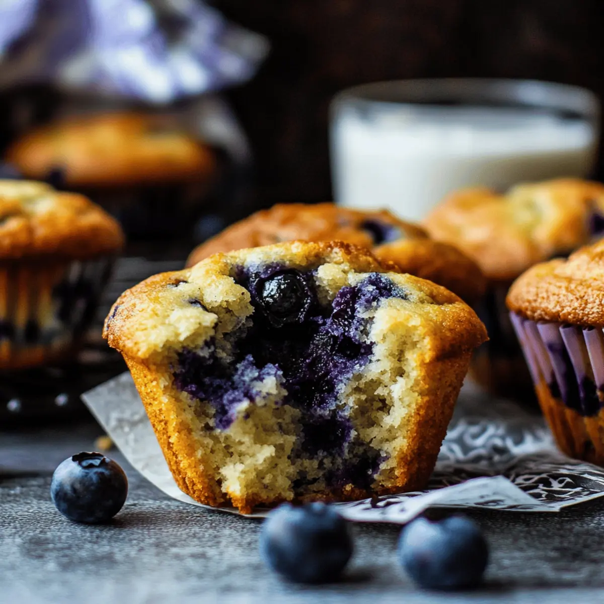 Healthy Greek Yogurt Blueberry Protein Muffins Recipe in 30 Minutes