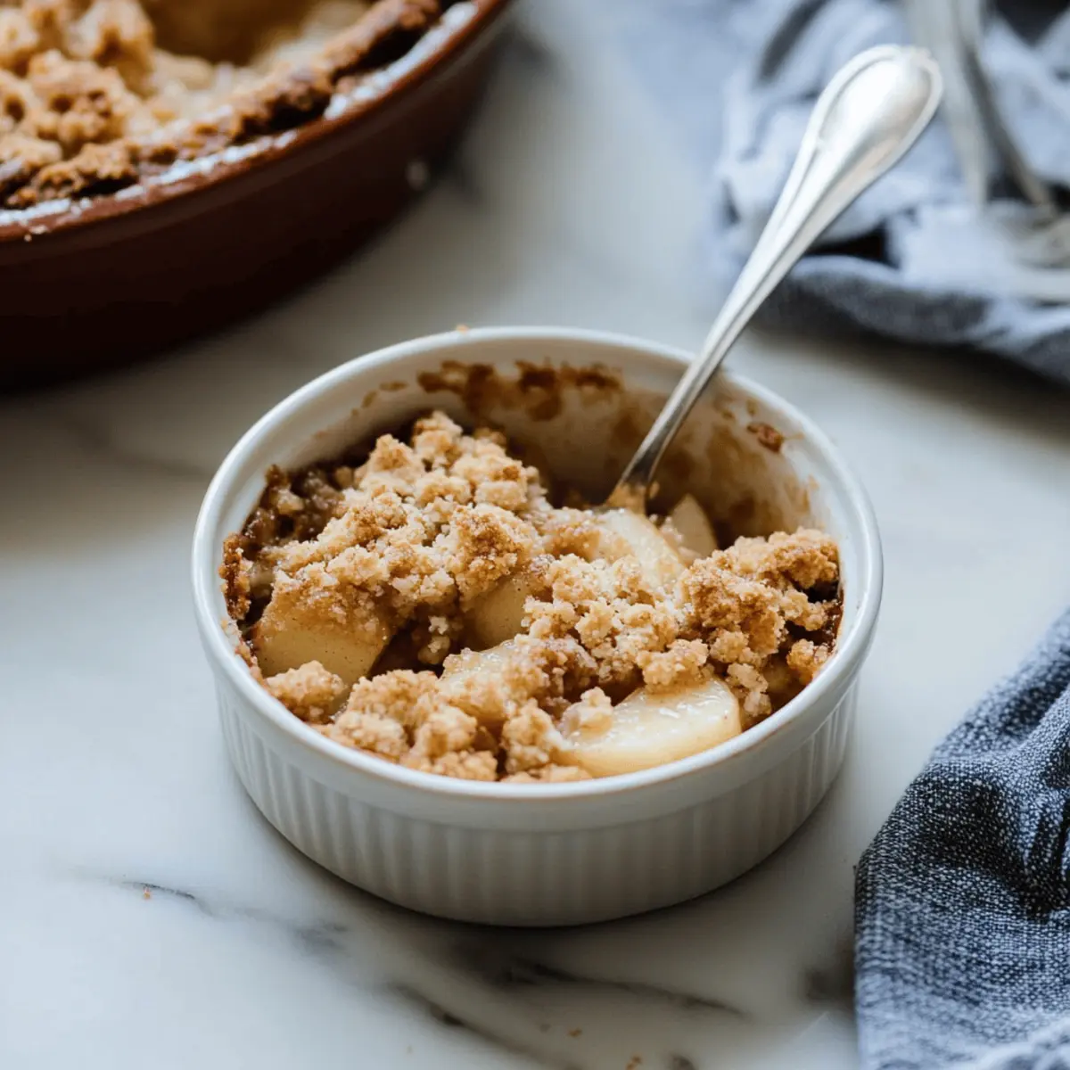 Easy Single Serving Apple Crumble Recipe for Cozy Desserts