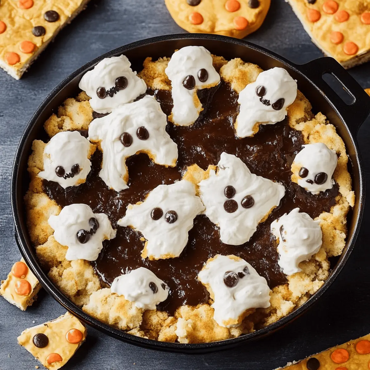 31 Spooky Halloween Movie Night Snack Ideas: Ghost Marshmallow Dip