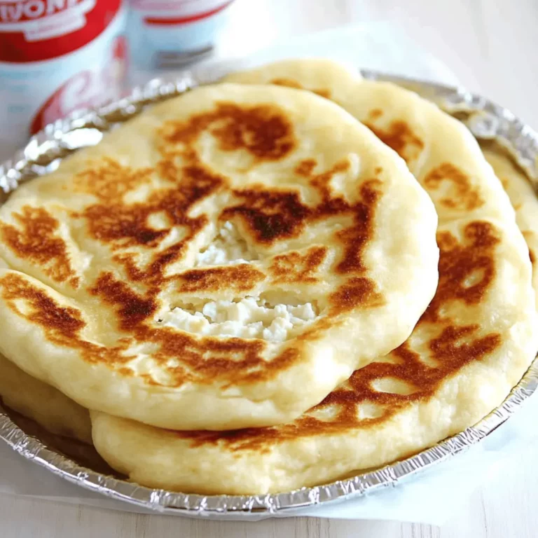 20-Minute Garlic Cottage Cheese Naan