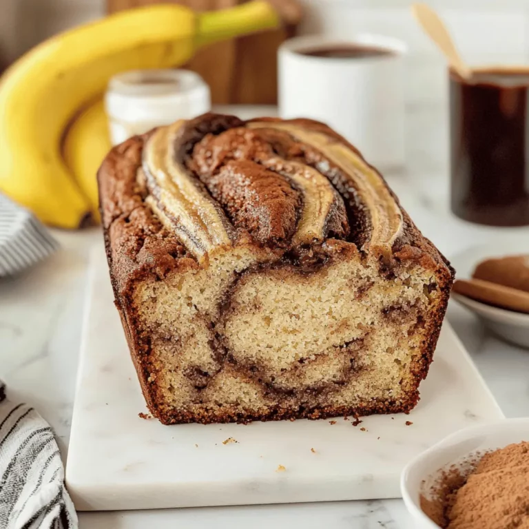 Homemade Cinnamon Swirl Banana Bread