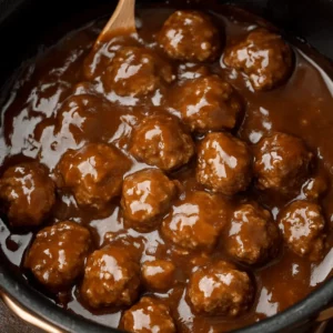 Tasty Slow Cooker Salisbury Steak Meatballs Recipe