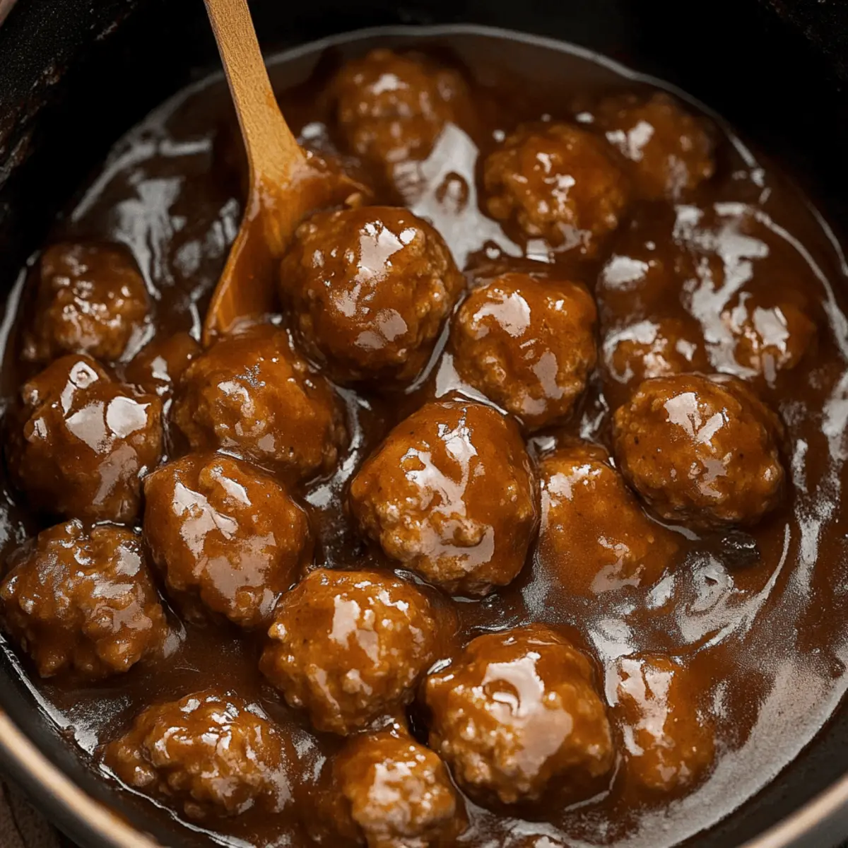Tasty Slow Cooker Salisbury Steak Meatballs Easy Recipe for Dinner