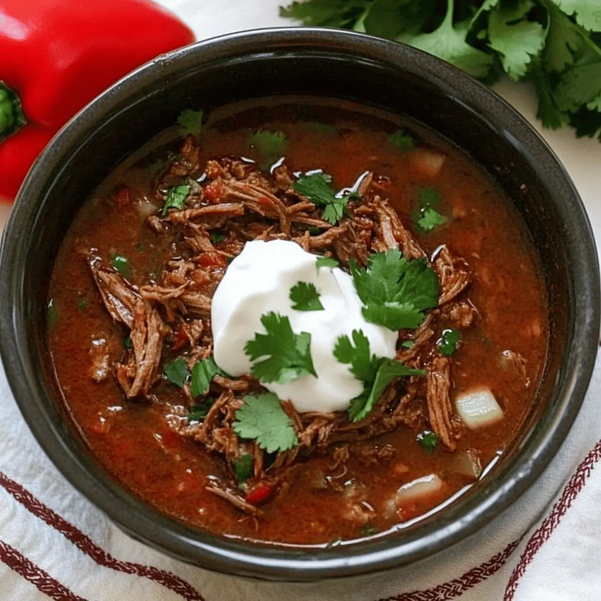 Crockpot Mexican Beef Birria