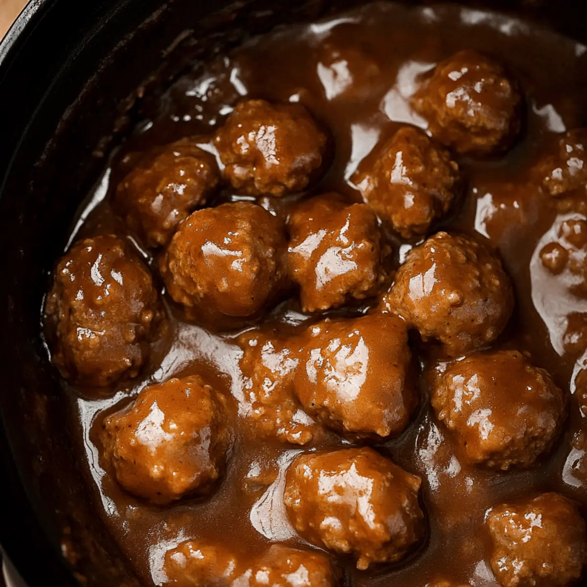 Delicious Slow Cooker Salisbury Steak Meatballs Recipe to Try