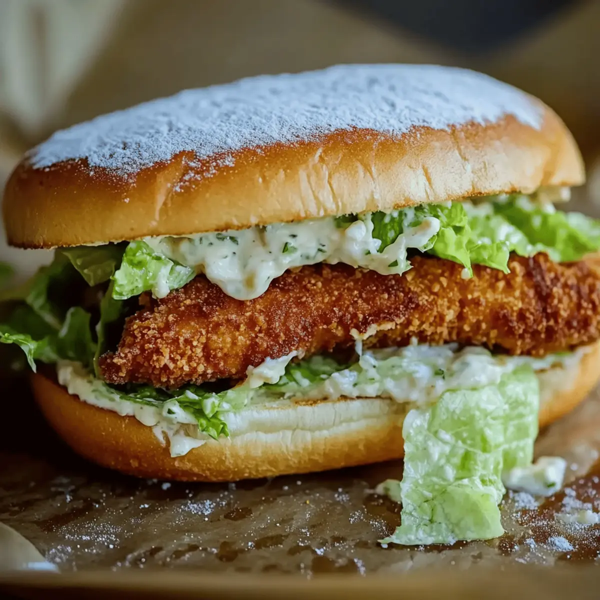 Crispy Chicken Caesar Sandwich Recipe for a Quick and Tasty Meal