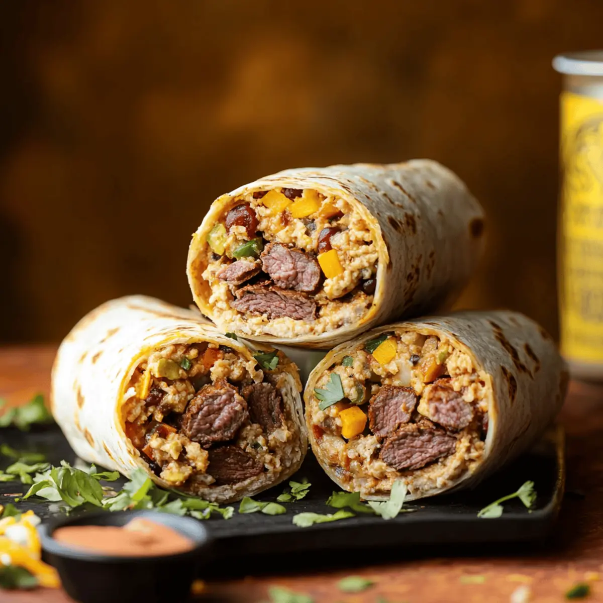 The Ultimate Homemade Steak Burritos with Ribeye and Fresh Fillings
