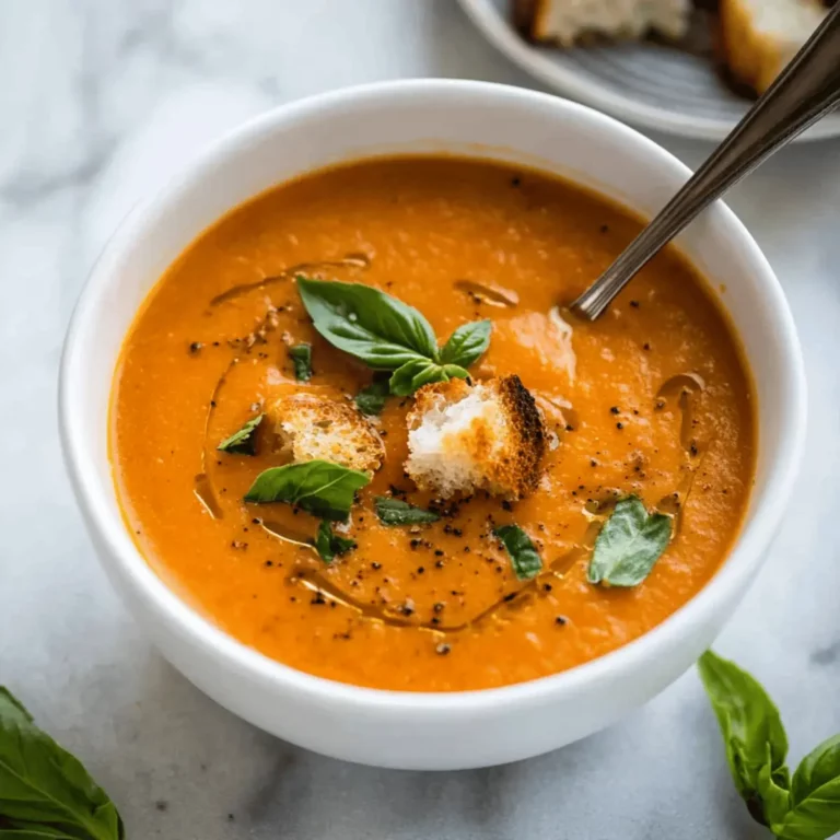 Creamy Tomato Basil Soup