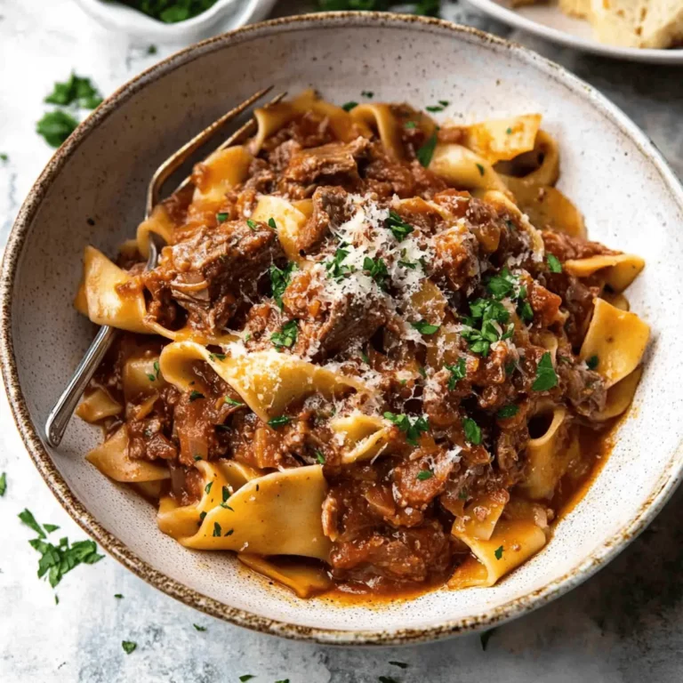 Sunday Slow Cooker Beef Ragu
