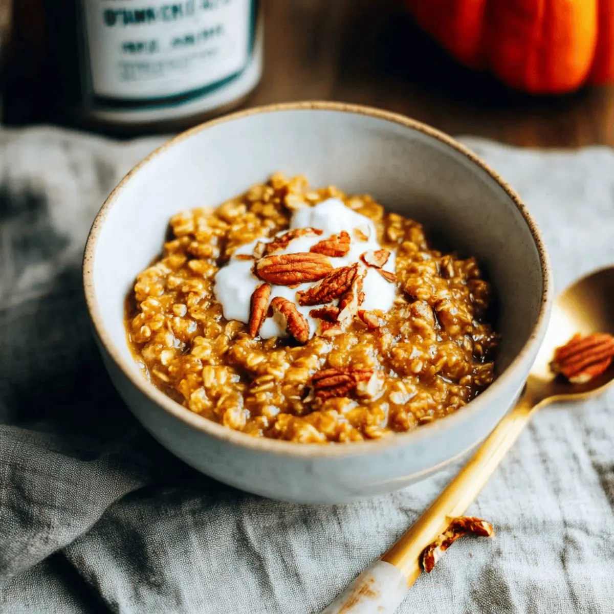 Delicious Slow Cooker Pumpkin Pie Oatmeal for Cozy Mornings
