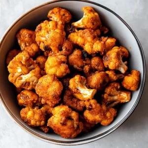 Air Fryer Buffalo Cauliflower Recipe