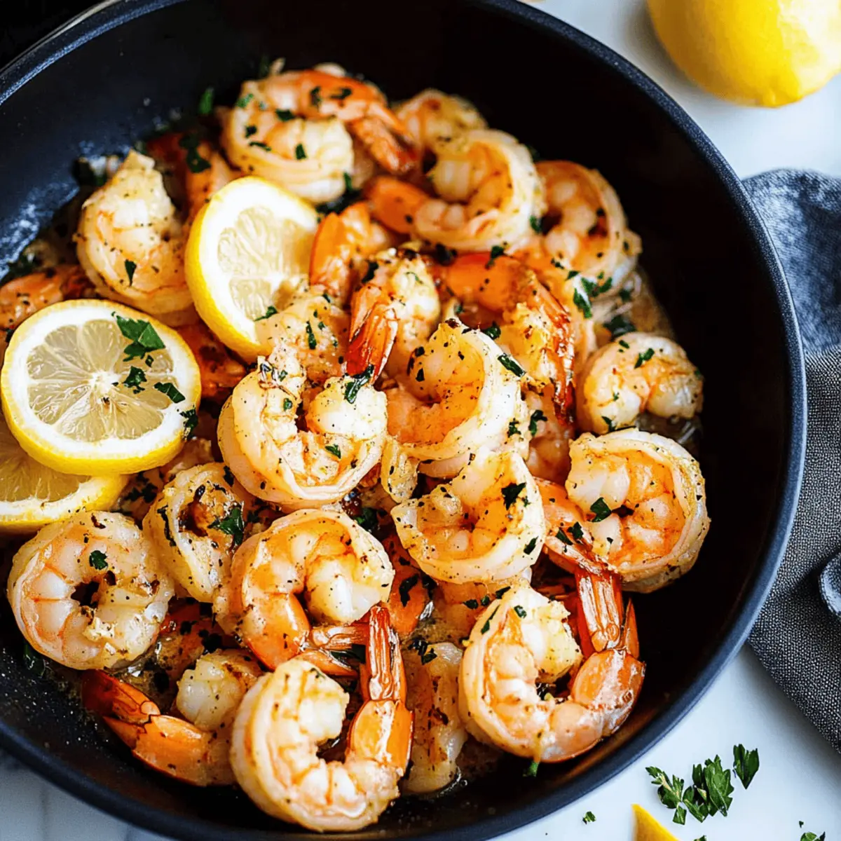 Lemon Garlic Butter Shrimp
