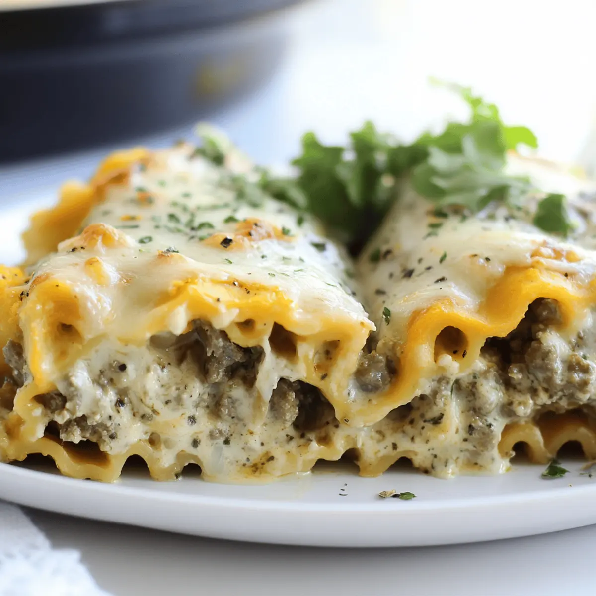 Delicious Roasted Garlic Butternut Squash Lasagna Roll-ups Recipe