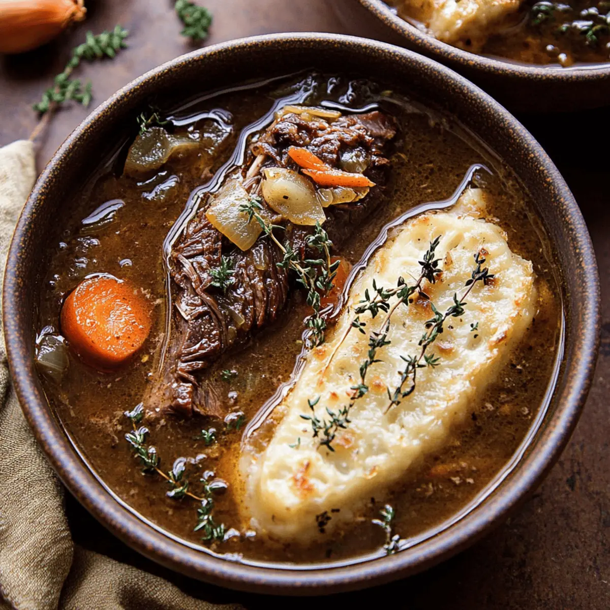 Delicious French Onion Beef Short Rib Soup Recipe to Savor