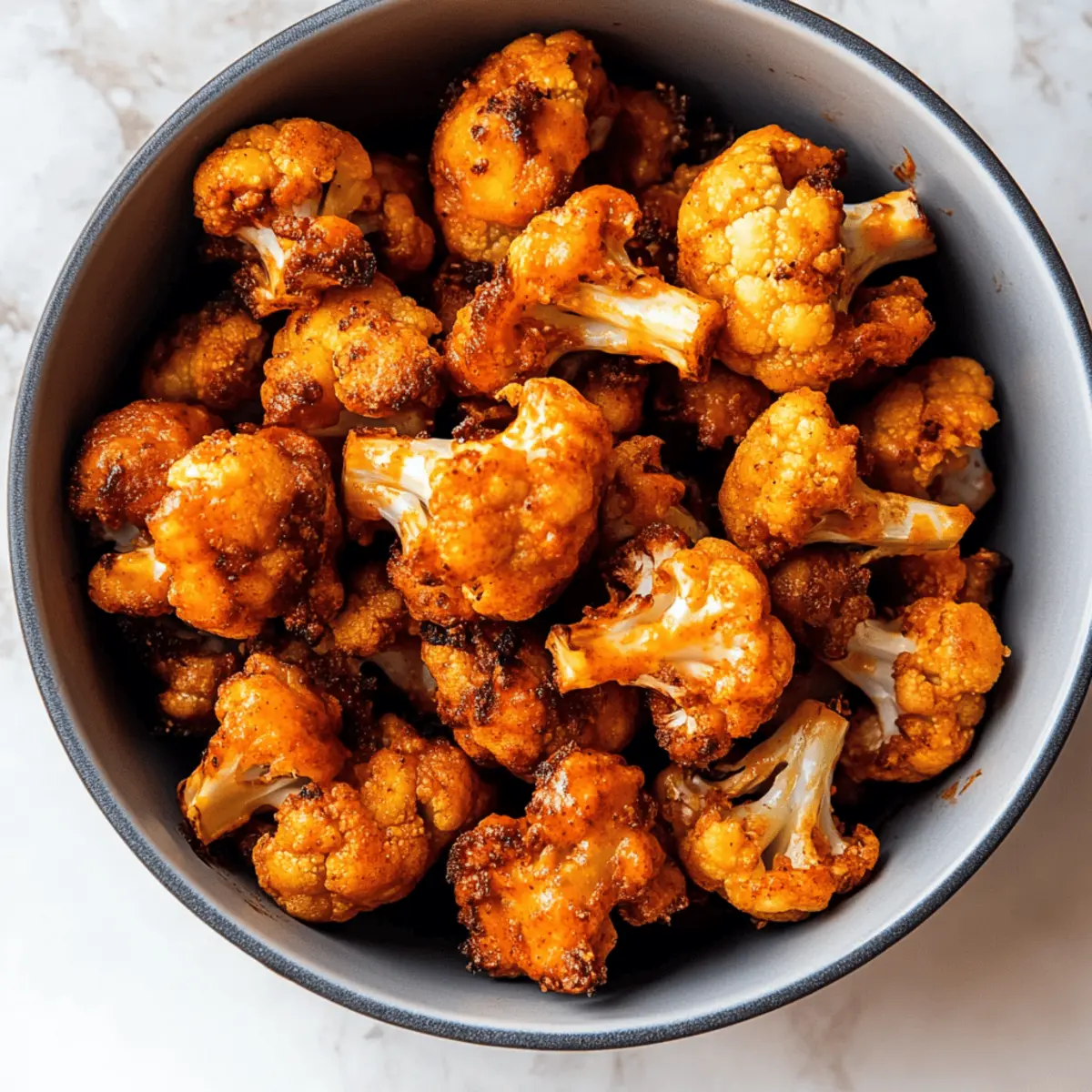 Easy Air Fryer Buffalo Cauliflower Recipe in Just 20 Minutes