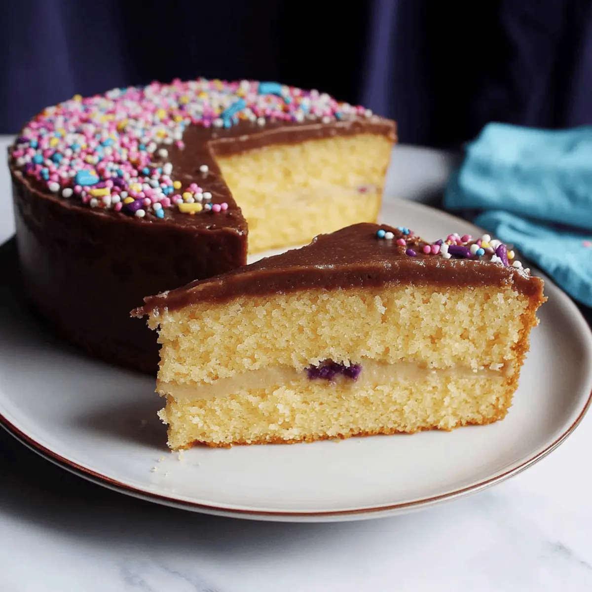 Decadent Classic French Butter Cake with Old Fashioned Frosting