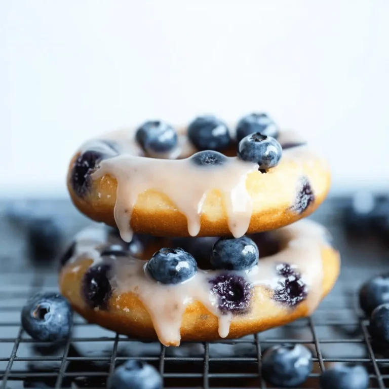 Baked Blueberry Donuts