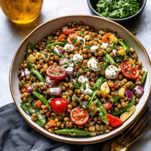 Mediterranean Lentil Salad