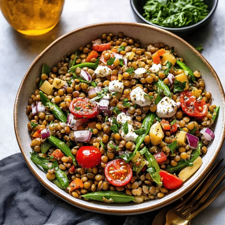 Mediterranean Lentil Salad