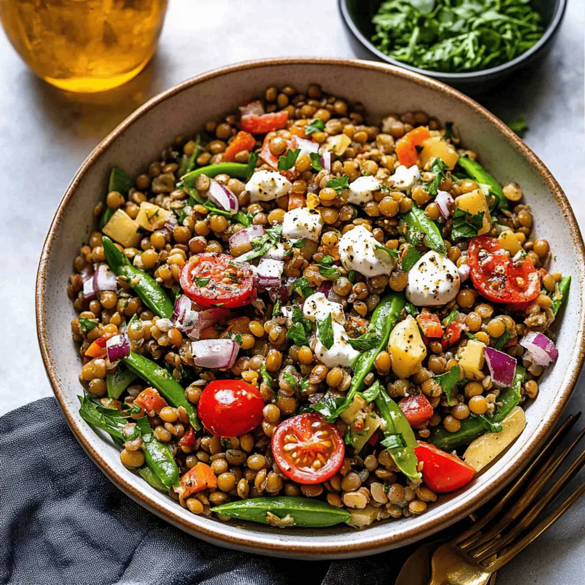Mediterranean Lentil Salad