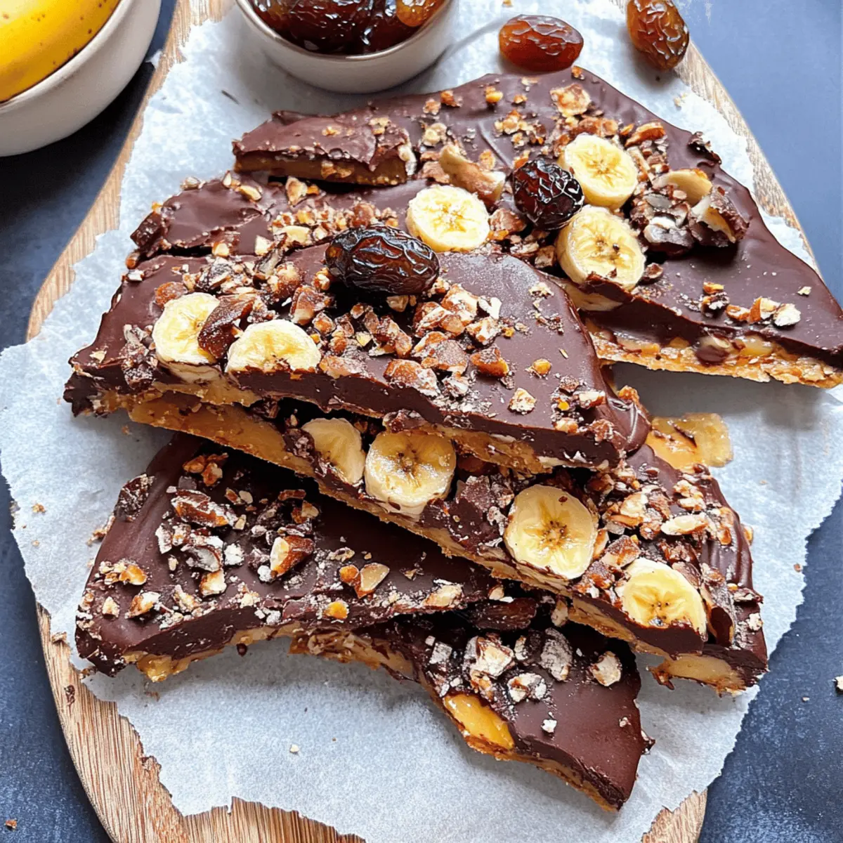 Delicious Peanut Butter Banana Date Bark Recipe in 60 Minutes
