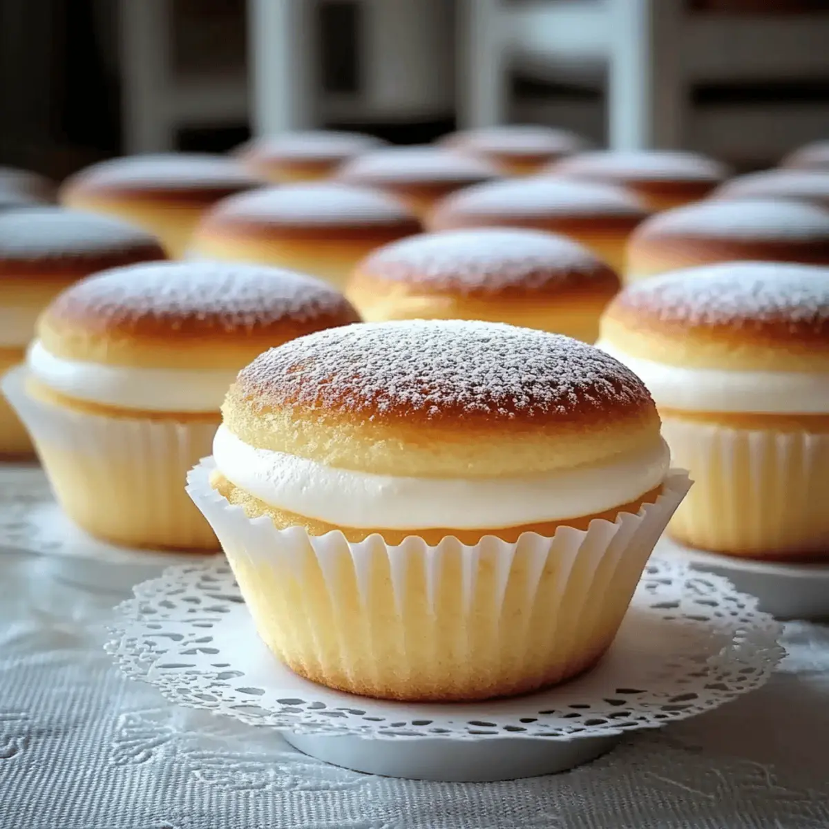Fluffy Japanese Cotton Cheesecake Cupcakes Recipe for Blissful Indulgence