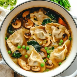 Best Creamy Potsticker Soup