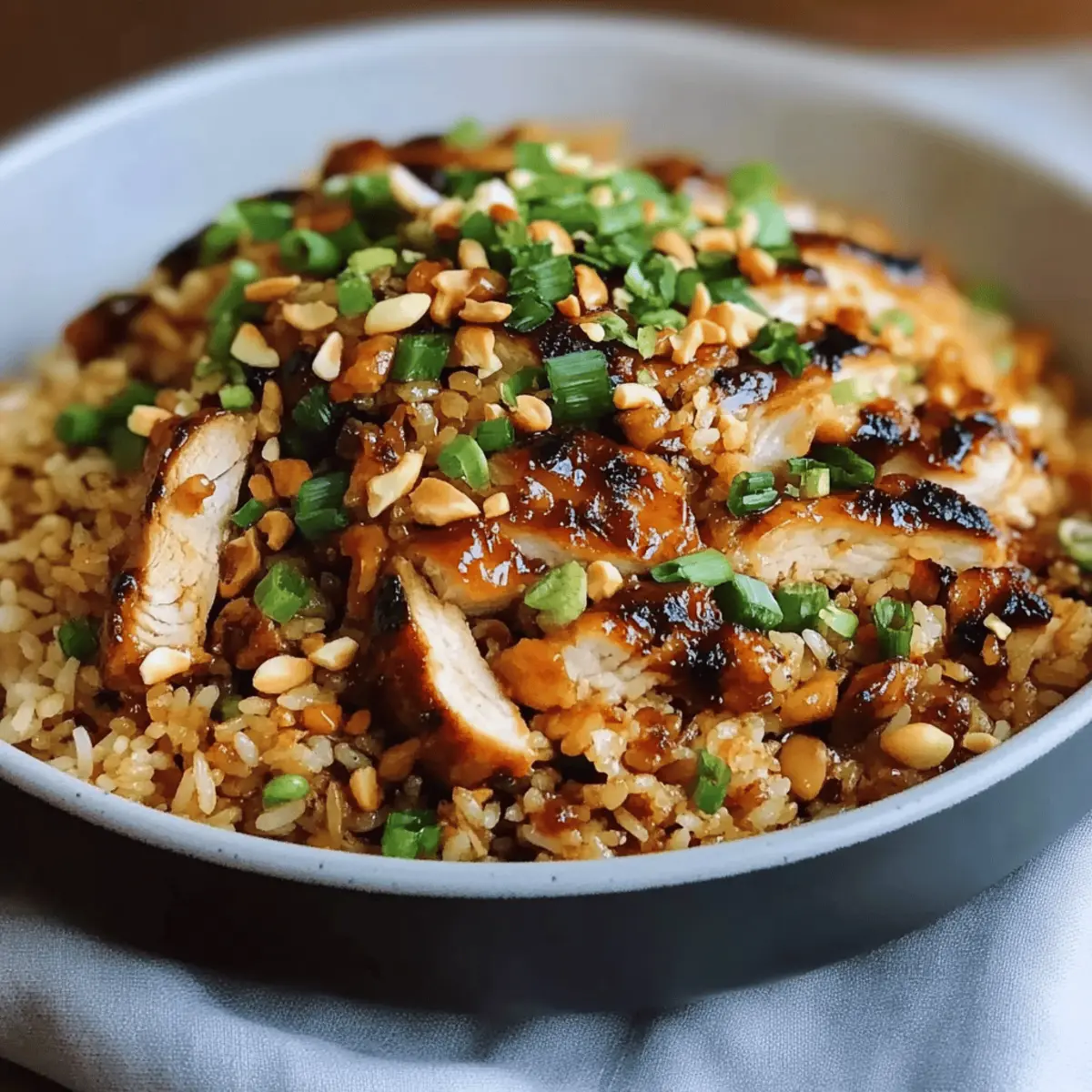 Savory Japanese BBQ Chicken Fried Rice Extravaganza Recipe Guide