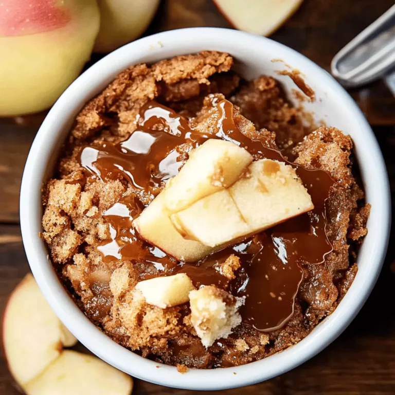 Crockpot Caramel Apple Dump Cake