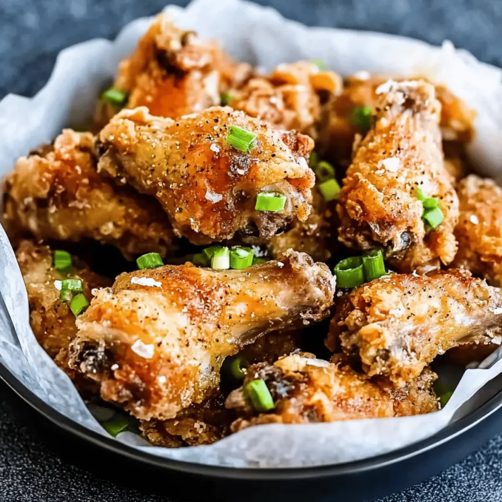 Salt and Pepper Chicken Wings