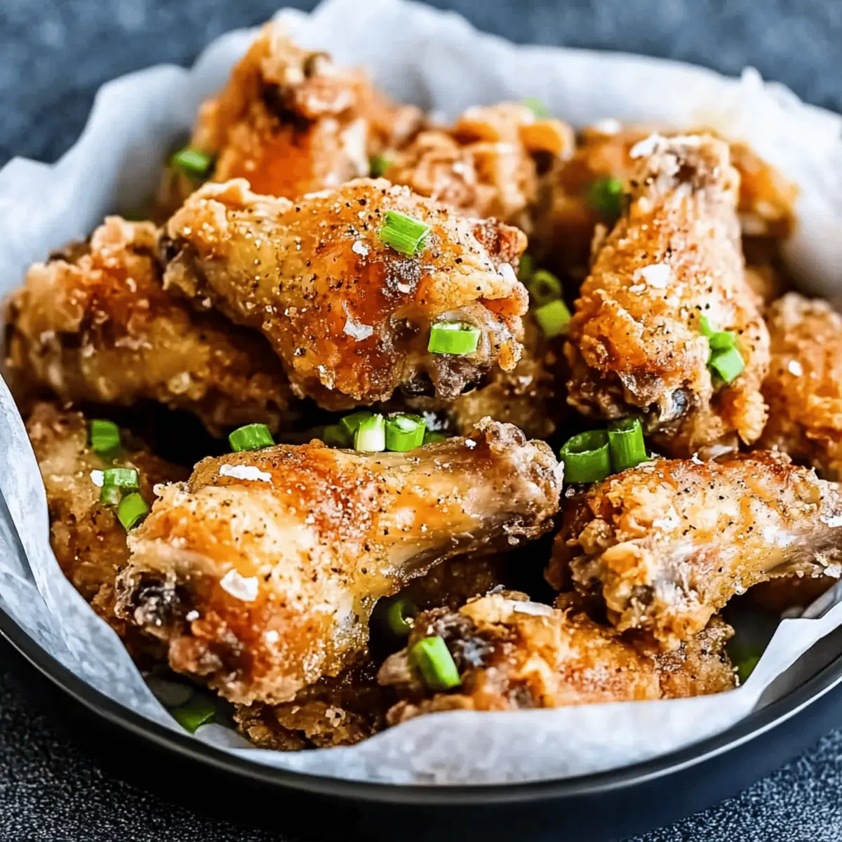 Salt and Pepper Chicken Wings