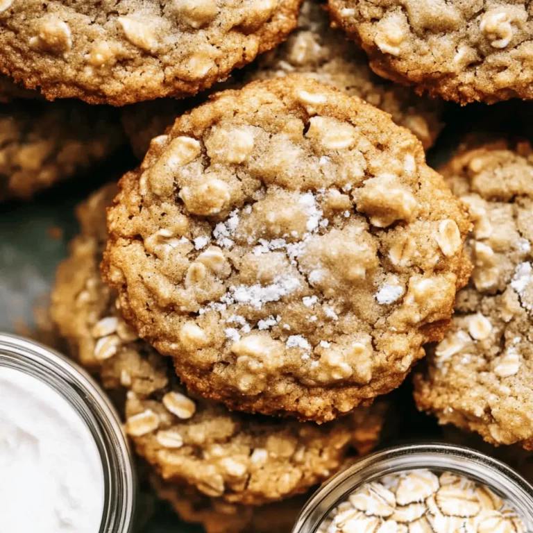 Buttery Oatmeal Cookies