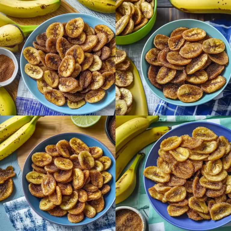 Crispy Cinnamon Sugar Banana Chips