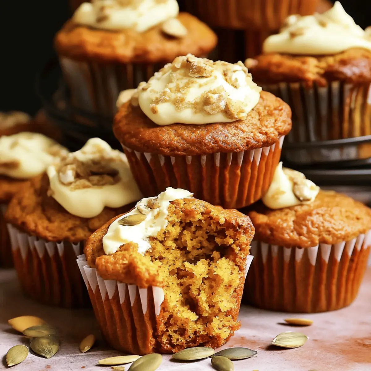 Pumpkin Cream Cheese Muffins