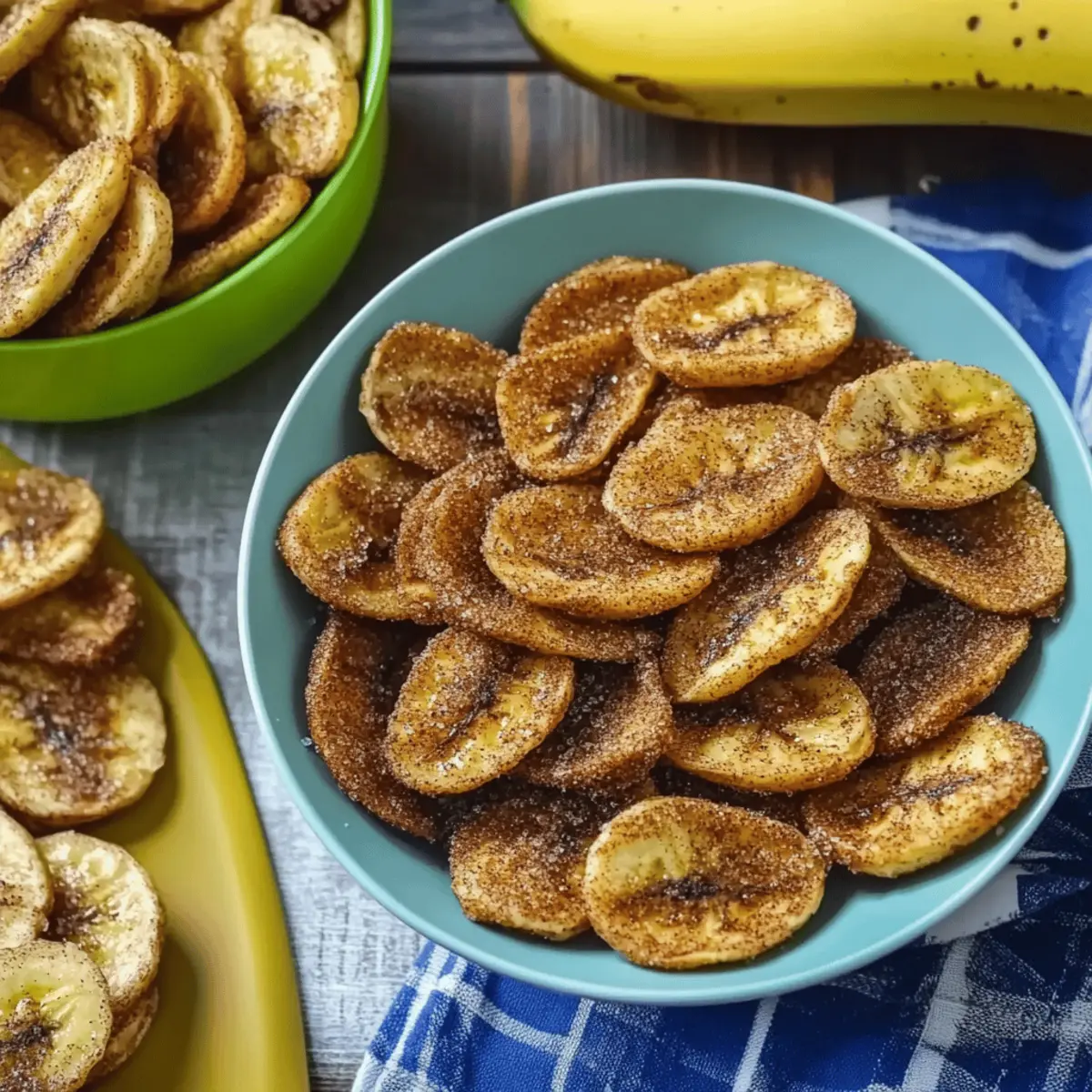 Crispy Cinnamon Sugar Banana Chips Recipe Ready in 15 Minutes