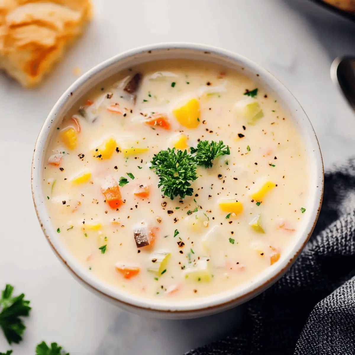 Delicious Creamy Vegetable Soup Recipe for Cozy Comfort Meals