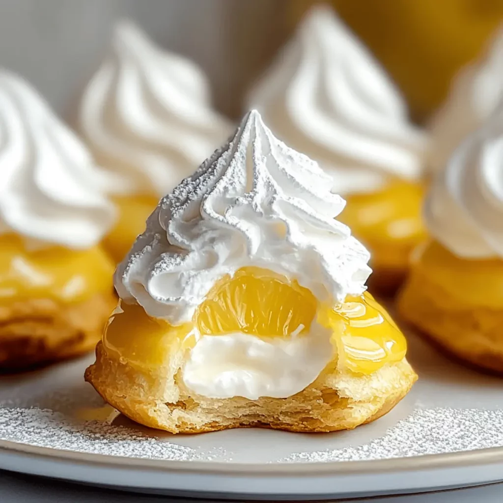 Springtime Lemon Cream Puffs Recipe