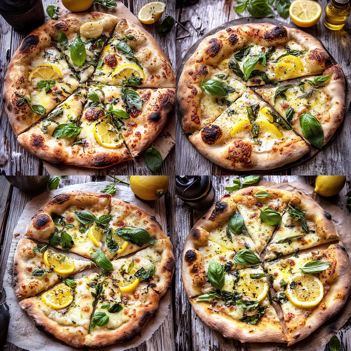Irresistible 3 Cheese Lemon Basil Pizza Recipe for Home Cooks
