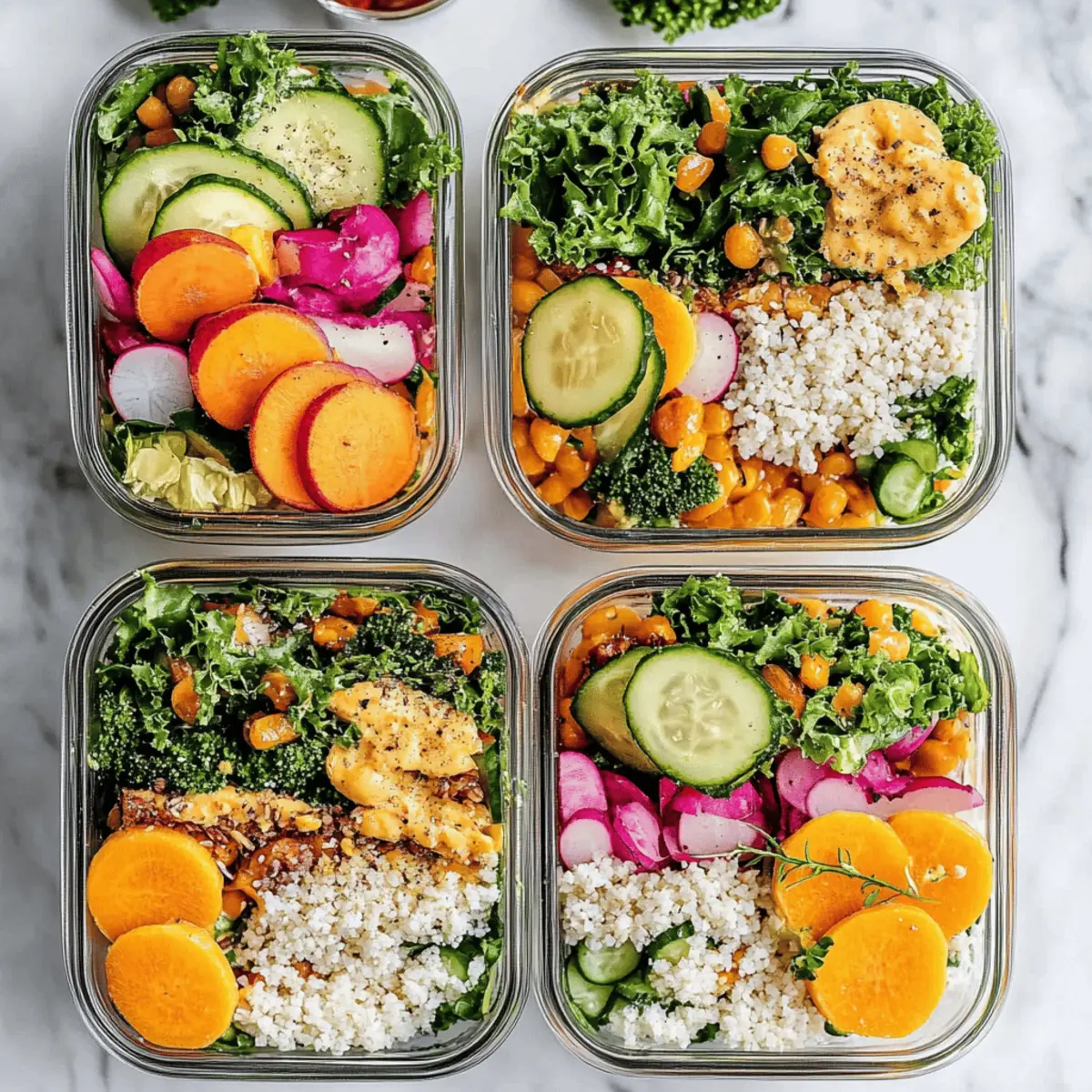 Healthy Make Ahead Work Lunch Ideas: Box Lunch Buddha Bowls