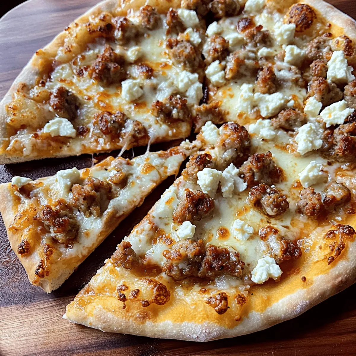 Delicious Hot Sausage Feta Honey Pizza Recipe Ready in 35 Minutes