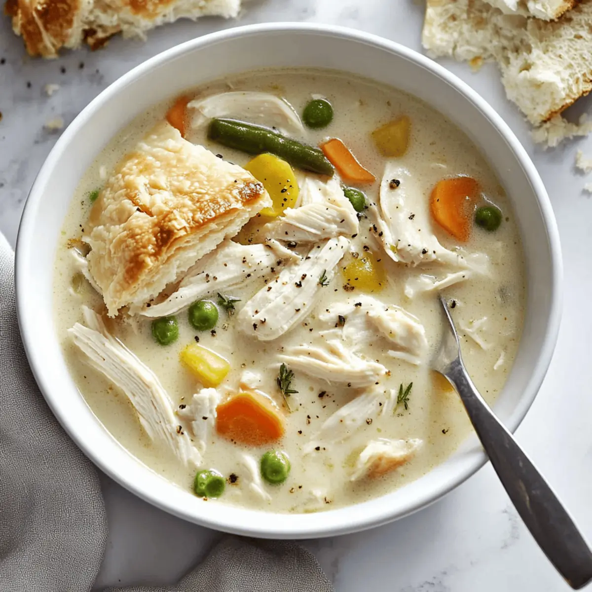 Delicious Chicken Pot Pie Soup Recipe Ready in 35 Minutes
