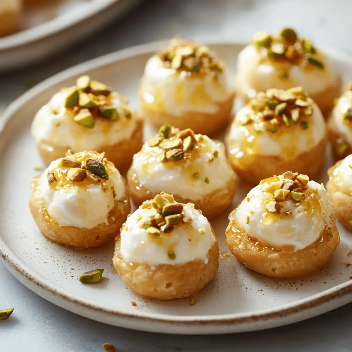 Delicious Ricotta Pistachio Honey Bites for Your Next Party