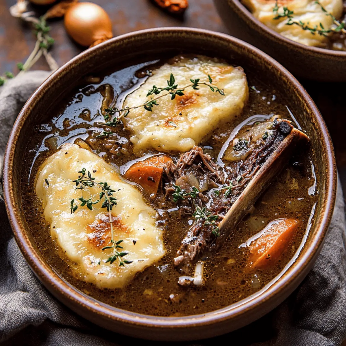 Savory French Onion Beef Short Rib Soup for Cozy Days