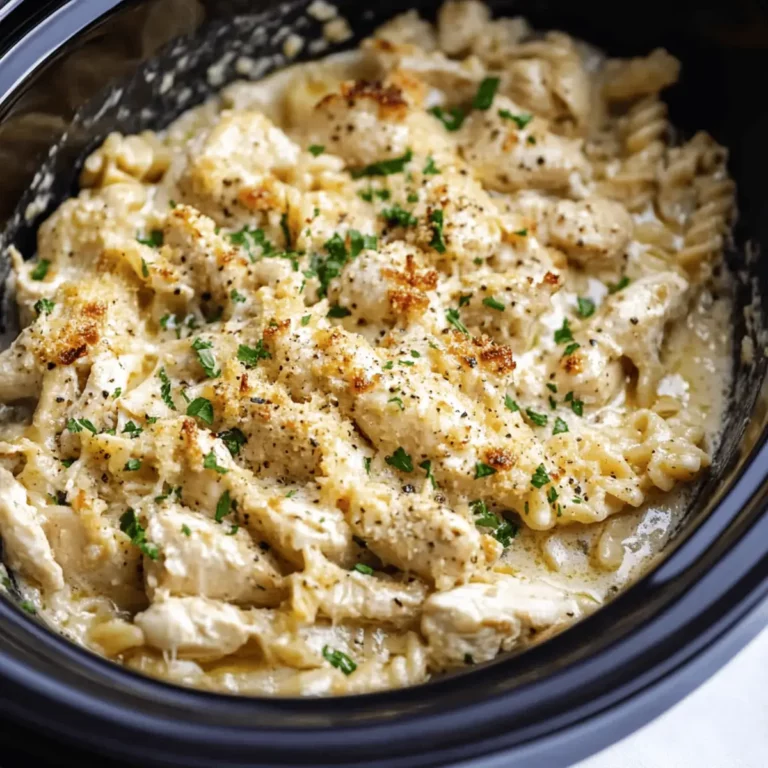 Crockpot Garlic Parm Chicken