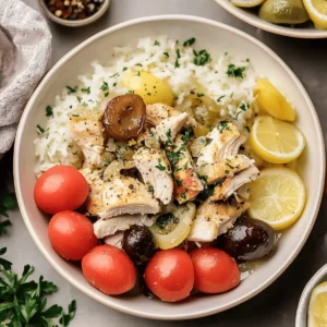 Slow Cooker Greek Chicken