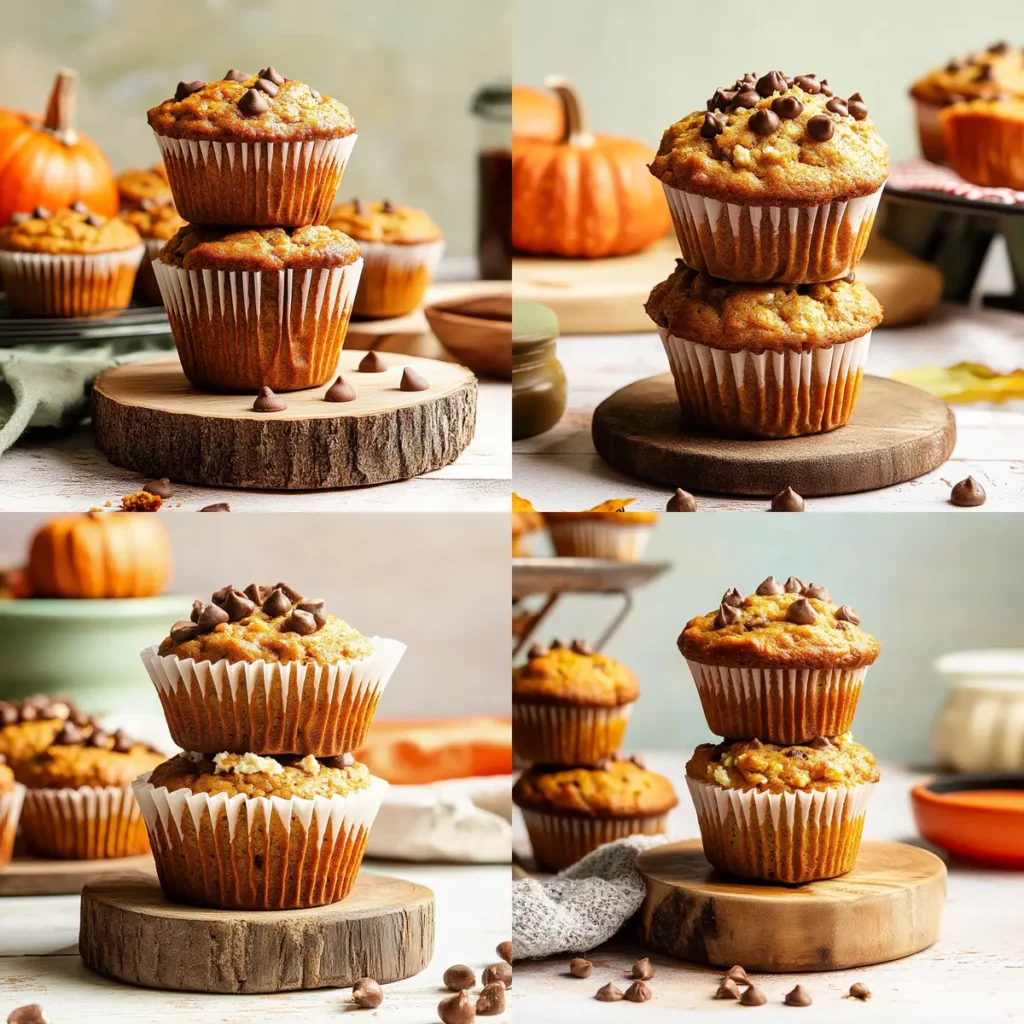 Healthy Pumpkin Spice Cottage Cheese Muffins